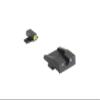Meprolight Hyper-Bright Springfield XDM Pistol Sight Set, Yellow Ring/Green, Fixed Sights (0414203121) view 1