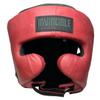 All Leather Boxing Headgear for Training, Sparring, Kickboxing, MMA, Muay Thai  Lightweight, Shock-Absorbing, Adjustable Fit for Men & Women, Small/Medium view 1