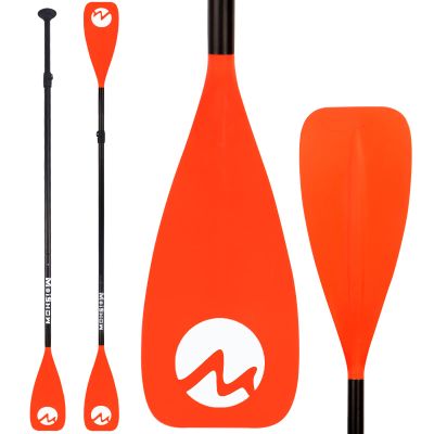 MoiShow SUP Paddle Board Paddle - Adjustable Paddleboard Paddle Oar 4-Piece Floating Aluminum SUP Kayak Paddle