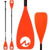 MoiShow SUP Paddle Board Paddle - Adjustable Paddleboard Paddle Oar 4-Piece Floating Aluminum SUP Kayak Paddle view 1