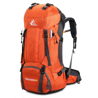 Bseash 60L Waterproof Hiking Camping Backpack with Rain Cover, Large Outdoor Sport Travel Daypack Rucksack for Climbing