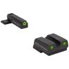 Meprolight Evergreen Pistol Sight Set for H&K 45/P30/VP9/SFP9, Green Ring, Enhanced Visibility (83200051) view 1