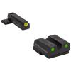 Meprolight Evergreen Pistol Sight Set for H&K 45/P30/VP9/SFP9, Yellow/Green, Lightweight, Authentic Product (83300051) view 1