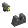 Meprolight Hyper-Bright Taurus GX4 Pistol Sight Set, Yellow Ring/Green, Fixed Sights (0465013121) view 1