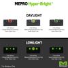 Meprolight Hyper-Bright Taurus GX4 Pistol Sight Set, Yellow Ring/Green, Fixed Sights (0465013121) view 2