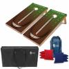 Tailgating Pros Cornhole Boards - 4'x2' Lightweight Regulation Flag & Patriotic Outdoor Themed Cornhole Game w/Carrying Case & Set of 8 Corn Hole Bean Bags w/Tote view 1