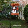Cincinnati Bengals Holiday Snowman Garden Flag and Flagpole Mount view 3