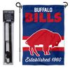 Buffalo Bills Throwback Retro Vintage Garden Flag and Flagpole Mount view 2