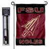 Florida State FSU Noles Arrow Garden Flag with Pole Stand Holder view 1