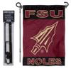 Florida State FSU Noles Arrow Garden Flag with Pole Stand Holder view 2