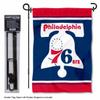 WinCraft Philadelphia 76ers Hardwood Retro Classics Garden Flag and Pole Stand Holder view 2