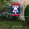 WinCraft Philadelphia 76ers Hardwood Retro Classics Garden Flag and Pole Stand Holder view 3