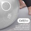 Greater Goods Yoga Ball 65cm Anti-Burst Exercise Ball for Pilates, Stability, Pregnancy & Workouts, Includes Pump, Gray view 4