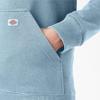 Dickies Women's Heavyweight Wordmark Fleece Pullover, CLEAR BLUE, XS view 2