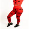 Miraculous Womens Workout Leggings Red Small view 4