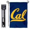 Cal Berkeley Golden Bears Garden Flag with Stand Holder view 2
