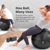 Greater Goods Yoga Ball 65cm Anti-Burst Exercise Ball for Pilates, Stability, Pregnancy & Workouts, Includes Pump, Black view 2