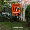 Bengals Welcome To Our Home Garden Flag and Flagpole Mount view 3