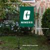 Charlotte 49ers Garden Flag with Pole Stand Holder view 3