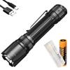 Fenix TK20R v2.0 3000 Lumen Rechargeable Tactical Flashlight, Long Throw with Two ARB-L21-5000 and LumenTac Organizer view 1
