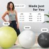 Greater Goods Yoga Ball 75cm Anti-Burst Exercise Ball for Pilates, Stability, Pregnancy & Workouts, Includes Pump, Avocado Green view 3