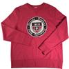 Brooks Brothers MEN'S MEDALLION LOGO UNIVERSITY VINTAGE WASH L/S ALL COTTON FLEECE SWEATSHIRT RED LARGE view 1