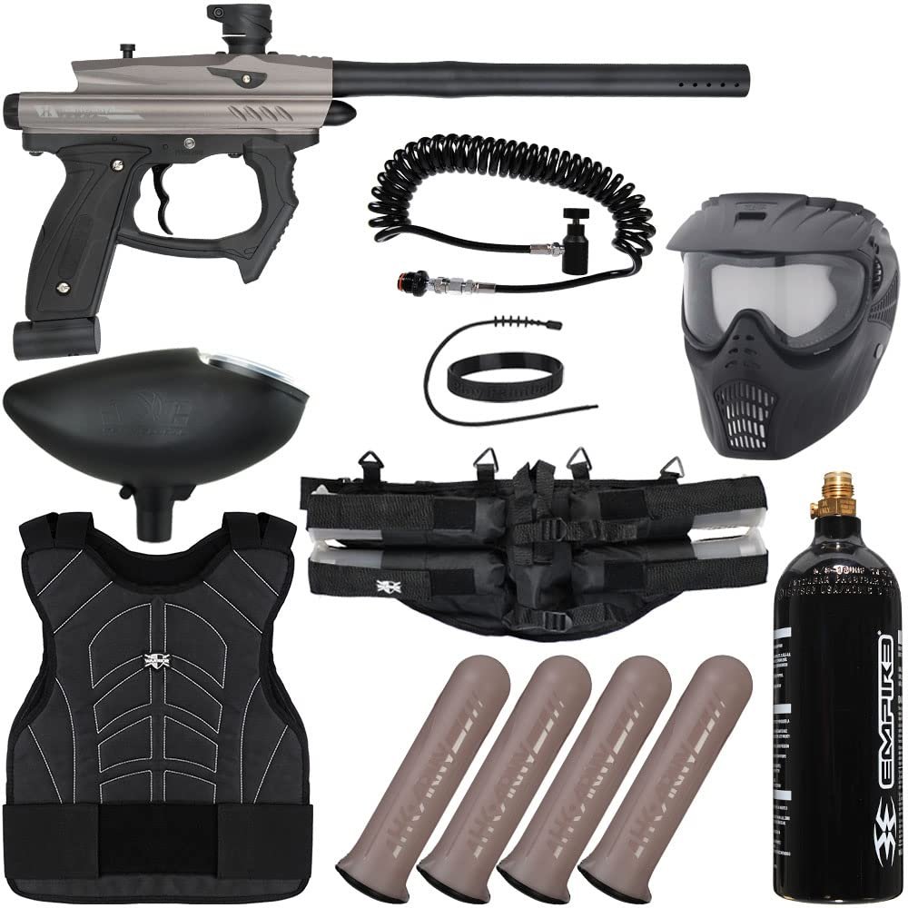 Action Village HK Army SABR Light Gunner Paintball Gun Package Kit (Dust Pewter/Black)