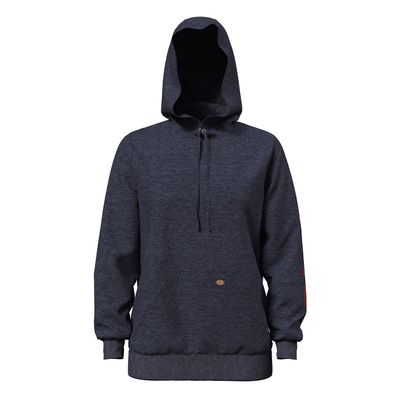 Dickies Women's Heavyweight Wordmark Fleece Pullover, HEATHER NAVY, XL