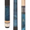 ASKA L2 2-Piece Pool Cue Stick, 58-inches Hard Rock Canadian Maple, 13mm Hard Tip (21-Ounce, Blue) view 1