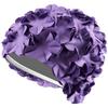 Sporti Flower Swim Cap (Purple) view 1