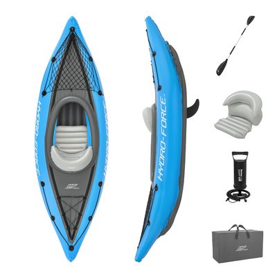Hydro-Force Cove Champion X1 Inflatable Kayak Set 9'