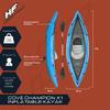 Hydro-Force Cove Champion X1 Inflatable Kayak Set 9' view 3