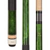 ASKA L2 2-Piece Pool Cue Stick, 58-inches Hard Rock Canadian Maple, 13mm Hard Tip (21-Ounce, Green) view 1