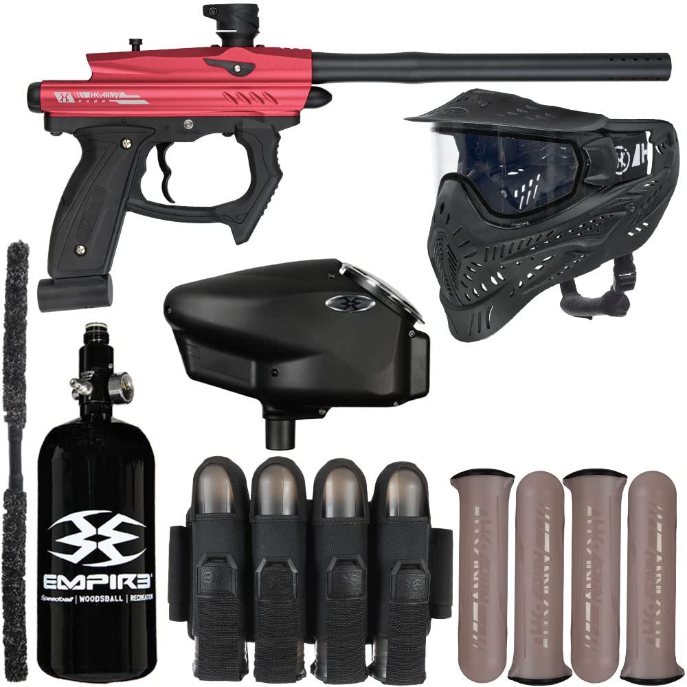 Action Village HK Army SABR Vendetta Paintball Gun Package Kit (Dust Red/Black)