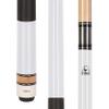 ASKA L2 2-Piece Pool Cue Stick, 58-inches Hard Rock Canadian Maple, 13mm Hard Tip (21-Ounce, White) view 1