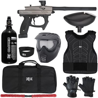 Action Village HK Army SABR Level 1 Protector Paintball Gun Package Kit (Glove Size: Large/X-Large, Dust Pewter/Black)