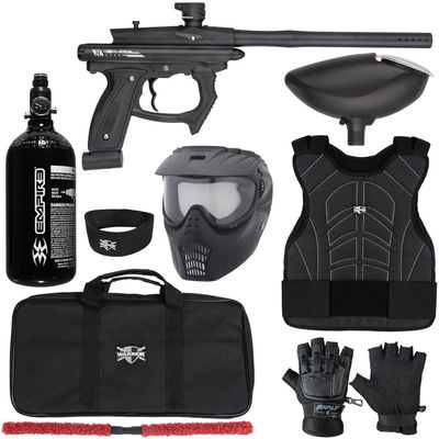 Action Village HK Army SABR Level 1 Protector Paintball Gun Package Kit (Glove Size: Large/X-Large, Dust Black/Black)