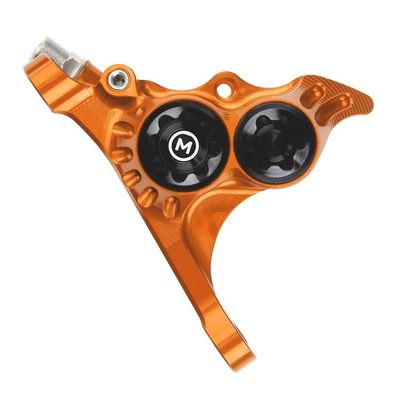 Hope Technology RX4+ Caliper Complete FMF+20 MIN | Road Gravel Brake Calipers (Orange)
