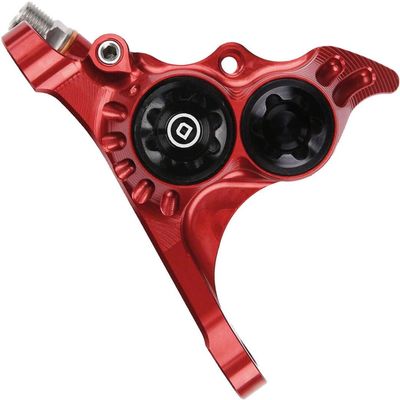 Hope Technology RX4+ Caliper Complete FMF+20 DOT Road Gravel Brake Calipers (Red)