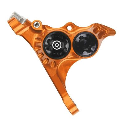 Hope Technology RX4+ Caliper Complete FMF+20 DOT Road Gravel Brake Calipers (Orange)