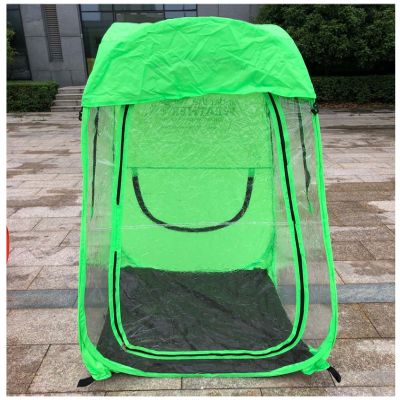 HEBEHO Pod All Weather Sports Tent, Outdoor Instant Pop Up Shelter for 1-2 People, Bubble Tent, Protection from Cold, Wind and Rain for Sports, with Compact Bag (Color : Green)