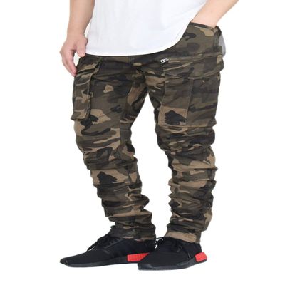 AIRNINE Men's Premium Twill Cargo Pants (Camo_1291, 44)