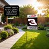Dale Earnhardt Garden Flag and Flagpole Mount view 4