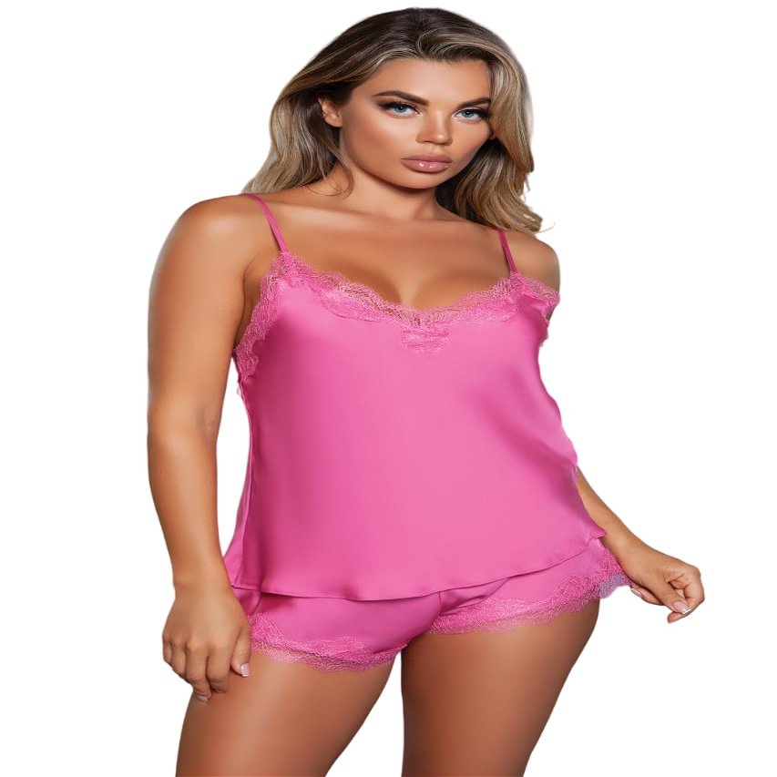 2079 Bambi Cami Set Rose