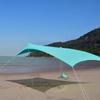HEBEHO Beach Tent Canopy Pop Up Sun Shade Shelter UV Protection Outdoor Camping Tent for 3-4 People with Carrying Bag, 2 Aluminum Pole, Instant Setup Tent (Color : Green) view 3