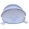 HEBEHO Portable Pop Up Beach Tent for 2-3 Person, Outdoor Sun Shade Shelter Waterproof UPF 40+ Sun Protection Windproof, Beach Shelter with 1 Window and Bag, Silver, 130130105cm view 2