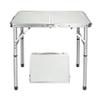 VILLEY Folding Camping Table, 2ft Small Portable Lightweight Outdoor Table with Aluminum Adjustable Legs for Travel Picnic Cooking Beach view 4