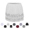 Plus Size Lace Shirt Extender - Adjustable Layering Extender (M, Lace White) view 1