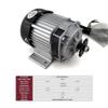 Fixed Chainwheel 48V 500W Bike Wagon Motor Kit High Torque Low Speed Can Carry 250kg Go Reverse for Trike Handcart(Normal Handle kit) view 2