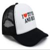Funny Trucker Hats for Men Women, Gag Gifts Joke Summer Snapback Hat, Classic Adjustable Mesh Baseball Cap Black view 1